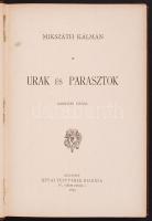 Mikszáth Kálmán munkái: 3 kötet: Pipacsok a búzában., Urak és Parasztok, Az én kortársaim II.
Bp., 1...