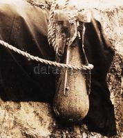 cca 1916 3 db első világháborús fotó, közte repülőgép indítása / cca 1916 World War I. 3 photos, one...