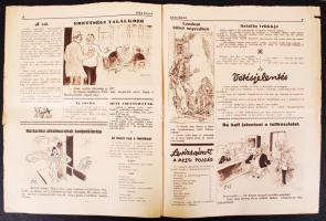 1943 A Drótkefe c. antiszemita élclap 4 db száma / 1943 Antisemitic paper 4 copies