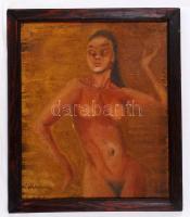 Balás Attila, Sipeki (1906-1976): Akt; Olaj, vászon, jelzett. 50x60 cm keretben