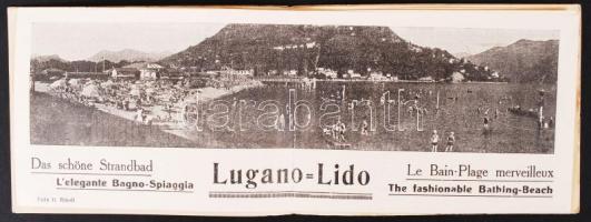 1930 Lugano és környéke vasúti menetrend és ismertető füzet / 1930 Lugano and area railways schedule...