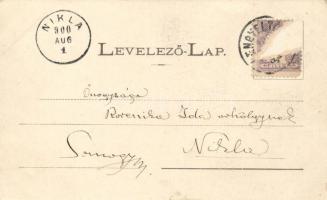 Lengyeltóti, Katolikus templom, zárda; kiadja Günsberger Zoltán, floral (Rb)