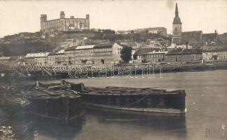 Pozsony, pontonhíd / bridge, photo