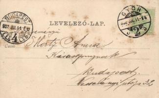 Győr, vagongyár; Nitsmann József kiadása (fl)