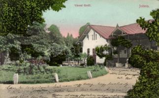 Jolsva, városi fürdő; Czibur Emil kiadása / spa