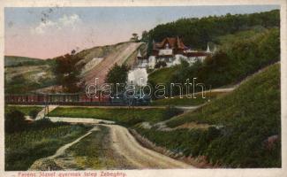 Zebegény, Ferenc József gyermektelep, vasút; Hangya kiadás