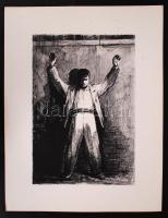 1958 Ék Sándor (1902-1975): Memento - 8 db aláírt lithográfia. A művész orosz nyelvű ajánlásával és ...