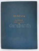 1958 Ék Sándor (1902-1975): Memento - 8 db aláírt lithográfia. A művész orosz nyelvű ajánlásával és ...