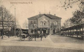 Kluczbork, Kreuzburg, Bahnhof / railway station (EK)