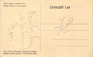 1913 Svéd-magyar válogatott, Bodnár faultolja a svéd kapust / Swedish-Hungarian football match