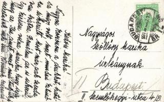 '-and I'll be there with you, when my dreams come true' Mickey mouse, Disney postcard...