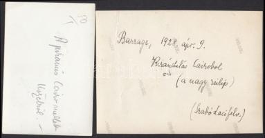 cca 1932 A világutazó Bartha-Sulkowszky páros Egyiptomban a piramisoknál és Kairóban 2 db feliratozo...