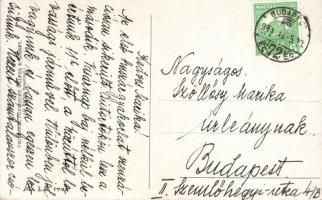 'Many are called but few get up' Mickey mouse, Disney postcard