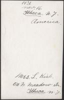 1931 A világutazó Bartha-Sulkowszky páros USA Ithacában feliratozott fotó. /
1931 Photo of the Hunga...