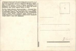 1940 A magyar leventeifjúság felvonulása Padovában Mussolini előtt / Hungarian Levente unit in Padov...