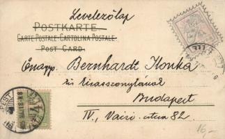 Dachshunde, Meissner & Buch Künstler-Postkarten, artist signed litho