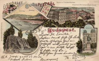 1899 Budapest litho