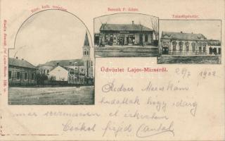 Lajosmizse, Katolikus templom, Bencsik Pál üzlete, takarékpénztár