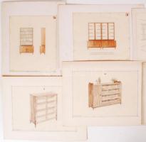 1948 Kaesz Gyula (1897-1967): A Vallás és Közoktatásügyi Minisztérium helységeinek berendezésének te...