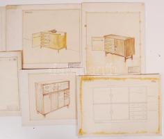 1948 Kaesz Gyula (1897-1967): A Vallás és Közoktatásügyi Minisztérium helységeinek berendezésének te...