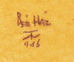 Tálos Gyula (1887-1975) belsőépítész, építész, grafikus: Bér Ház; vegyes technika, pausz; jelzett 27...