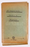 Gerlóczy Gedeon (1895-1975): Az fiumei úti OTI Központi Baleseti Kórház épületének tervei. Összesen 15 nagyméretű tervrajz az emeletek terverivel