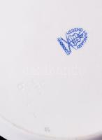 Herendi indiai kosár mintás kis tálka, kézzel festett, jelzett, hibátlan, d:10 cm