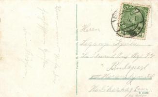 Chomutov, Komotau; Herrengasse, K.u.K. Postamt / post office