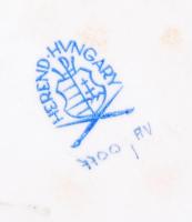 Herendi Apponyi mintás hamutartó, kézzel festett, hibátlan, jelzett, d:15 cm