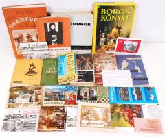 Vegyes könyv tétel-Molnár László Miklós: A híres Vadnyugat; Borok könyve; Autótípusok; "Nők a X...