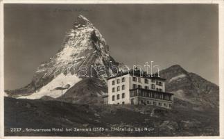 Zermatt, Schwarzsee hotel, Cervin mountain