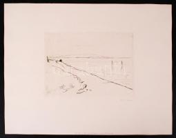 Kurt Walther Kabisch: Bodensee. Zehn Original Radierungen. 10 db rézkar, papír, jelzett, 25×16 cm