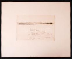 Kurt Walther Kabisch: Bodensee. Zehn Original Radierungen. 10 db rézkar, papír, jelzett, 25×16 cm