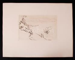 Kurt Walther Kabisch: Bodensee. Zehn Original Radierungen. 10 db rézkar, papír, jelzett, 25×16 cm