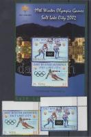 2002 Téli Olimpia Salt Lake City ívsarki Mi 670-671 + blokk Mi 42