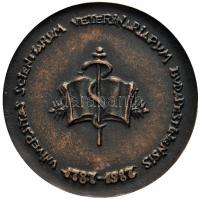 1987. "Budapesti Állatorvostudományi Egyetem" öntött Br emlékérem. "UNIVERSITAS  SCIE...