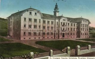 Kőszeg, az Országos Vasutas Szövetség Árvaháza (ázott / wet damage)