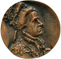 ~1970. "Jászai Mari-Díj" öntött Br díjérem jelzés nélkül (191g/64mm) T:1- Hungary ~1970. "Award of Mari Jászai" commemorative Br cast medallion without sign. (191g/64mm) C:AU