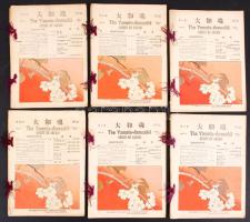 1910 London, The Yamato-damashii (Spirit of Japan). A folyóirat 6 száma (2, 3, 6, 8, 9, 10).