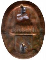 1947. "Magyar Építőmesterek Egyesülete 1897-1947" zománcozott jelvény hiányzó tűvel (60x45...