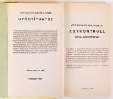 3 db agykontrollal kapcsolatos könyv-José Silva-Robert Stone-Philip Miele: Gyógyíthatsz, Agykontroll...