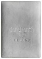 Reményi József (1887-1977) 1920. "Tisztviselők Háza Hévíz Fürdő" Herendi porcelán plakett ...