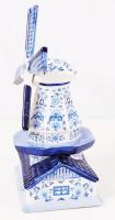 MS holland porcelán malom, kézzel festett, jelzett, hibátlan, m:28 cm