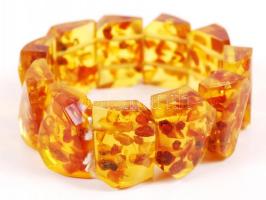 Nyaklánc és karkötő, műanyag, 34 cm, d:7 cm