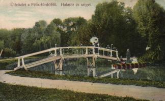 Félixfürdő, Halastó és sziget / fishing lake