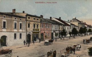 Szepesbéla, Fő utca, Gretzmacher Árpád kereskedése / main street, shop