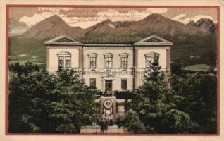 Poprád, Kárpátmúzeum, Husz-szobor; kiadja Feitzinger Ede / Carpathian museum, Hus statue