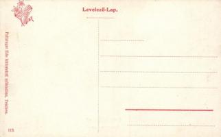 Tátra, Barlangliget, Barlang-menház; kiadja Feitzinger Ede / alpine house