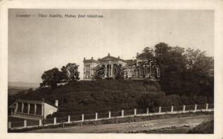 Losonc, Tibor kastély, Hubay Jenő tulajdona; kiadja Redlinger / castle