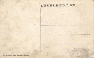 Losonc, vasútállomás; kiadja Kredens Béla / railway station (fl)